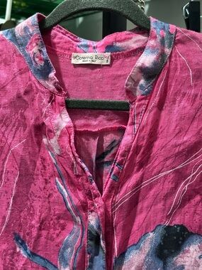 1. Linen Shirt Dress